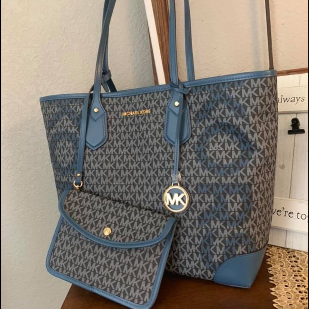 Large MK Tote with Pouch